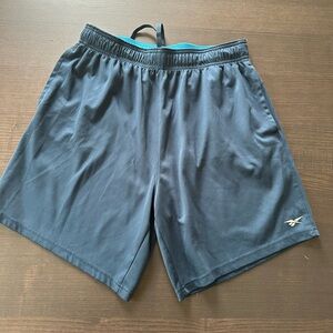 Reebok Men's Blue Athletic Shorts